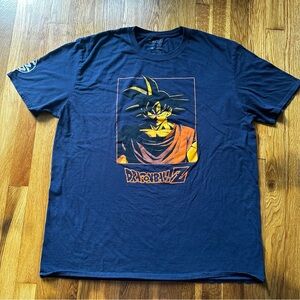 Dragon Ball Z Navy Blue Graphic T-Shirt Men’s XXL 100% Cotton